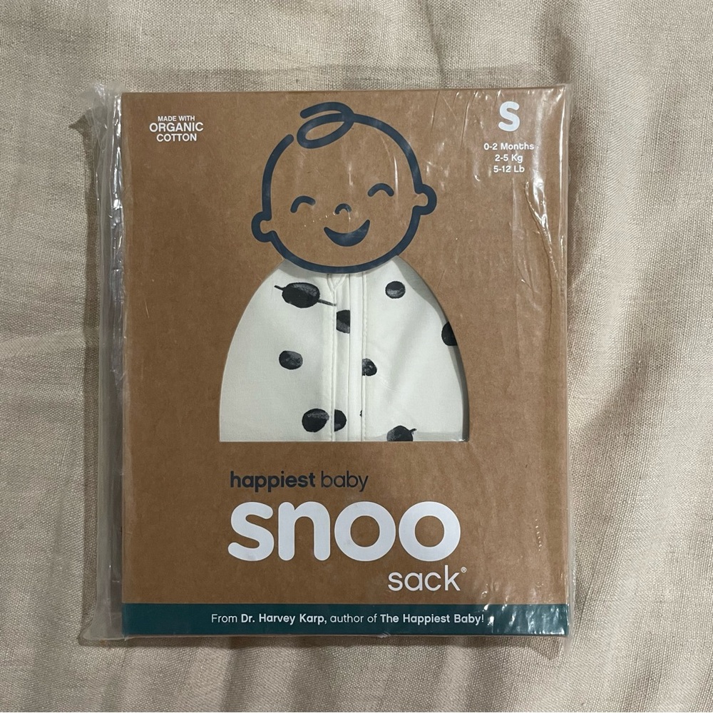 NEW Small Snoo Sleep Sack by Happiest Baby - Ivory Planets